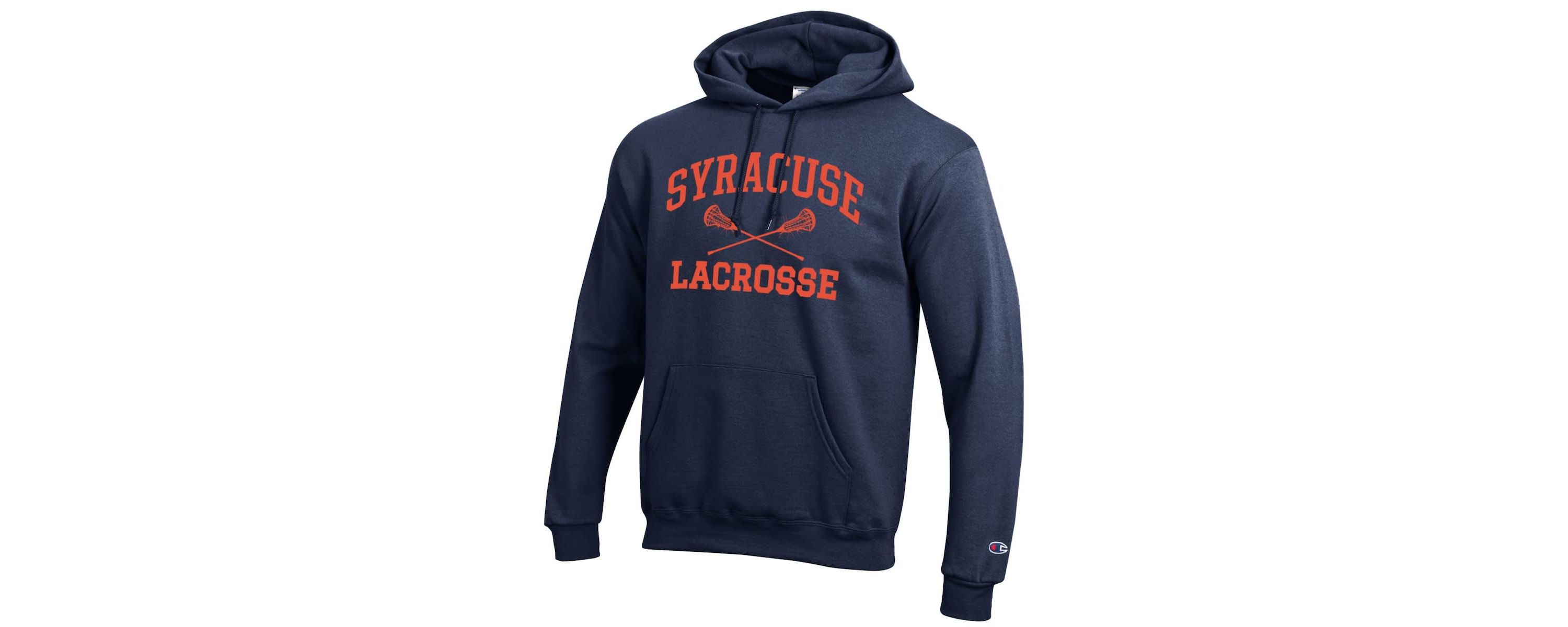 Syracuse Orange NCAA Syracuse Lacrosse Icon Powerblend Pullover Hoodie