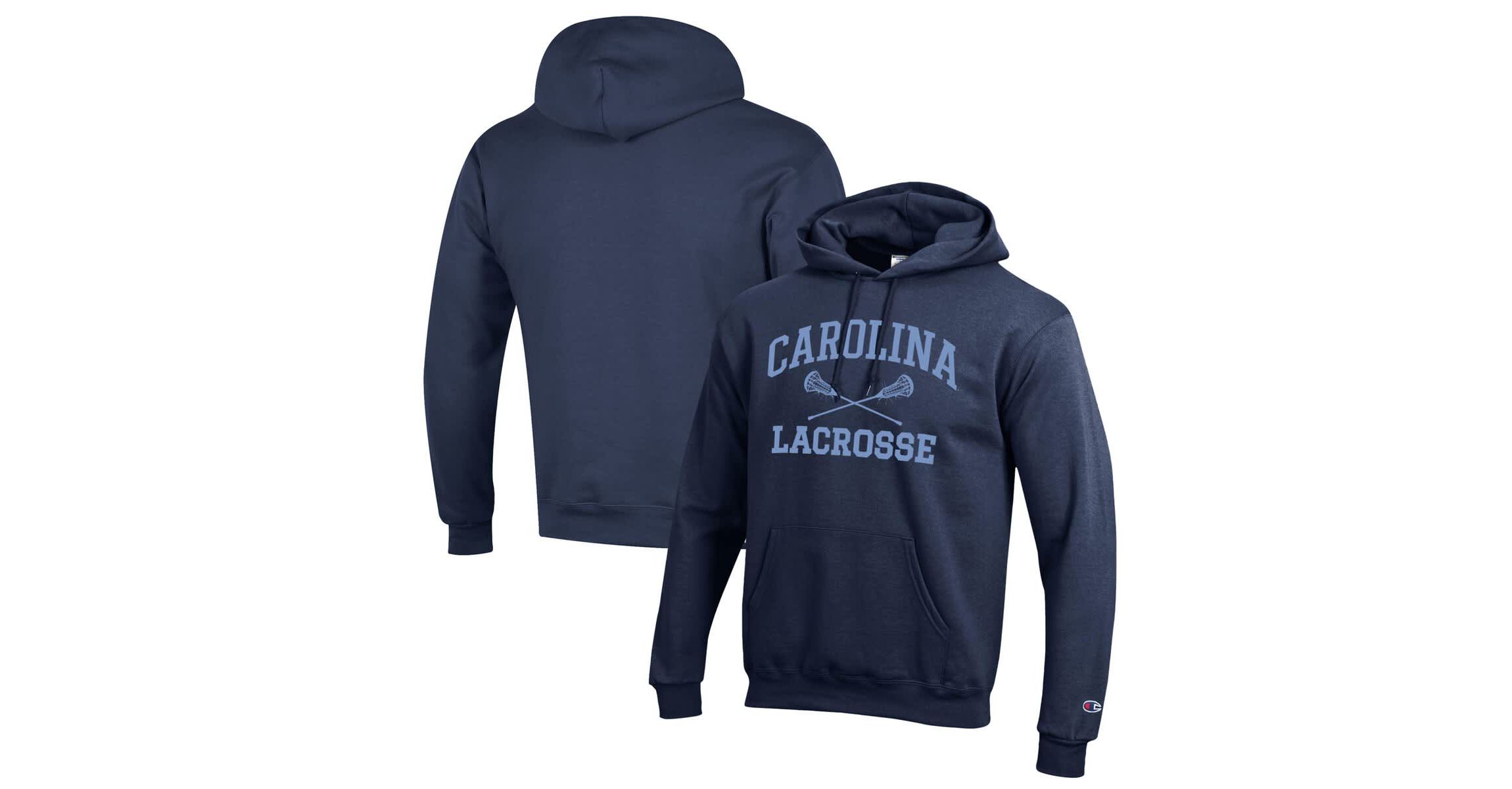 NCAA North Carolina Tar Heels Lacrosse Icon Powerblend Pullover Hoodie