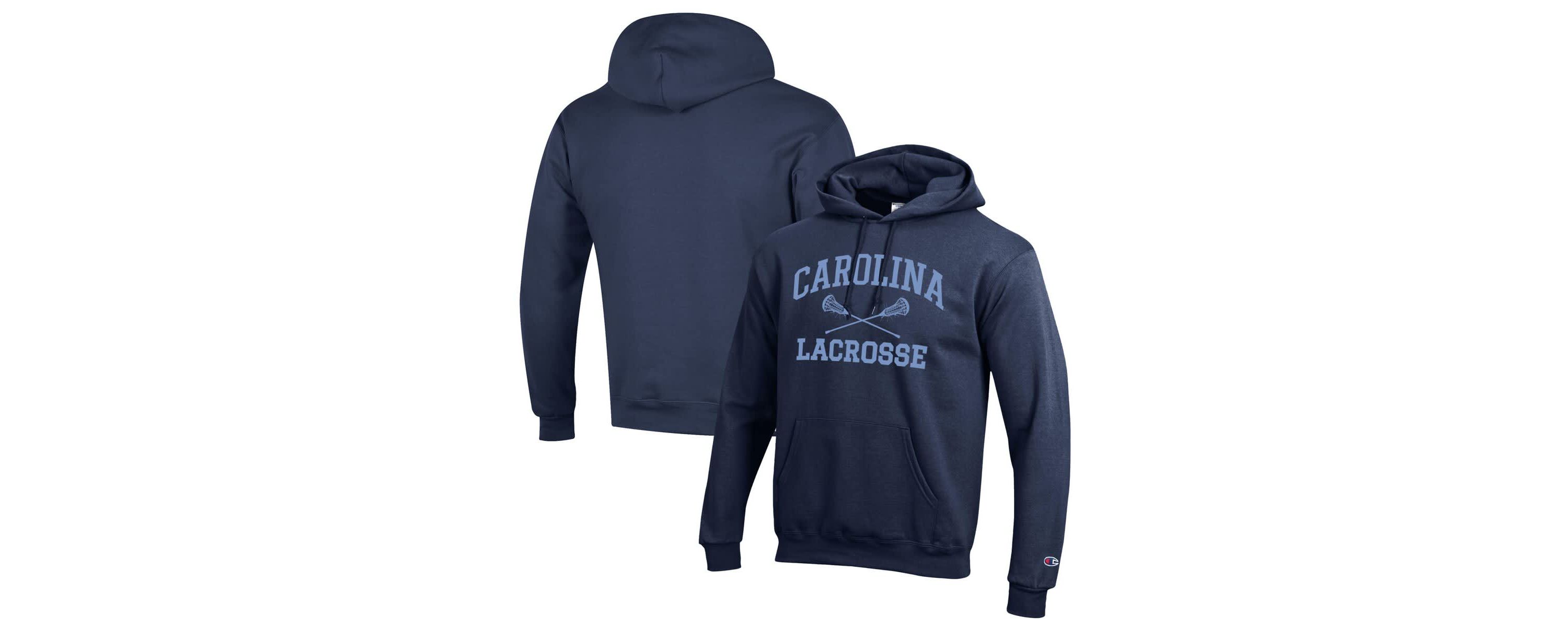 NCAA North Carolina Tar Heels Lacrosse Icon Powerblend Pullover Hoodie