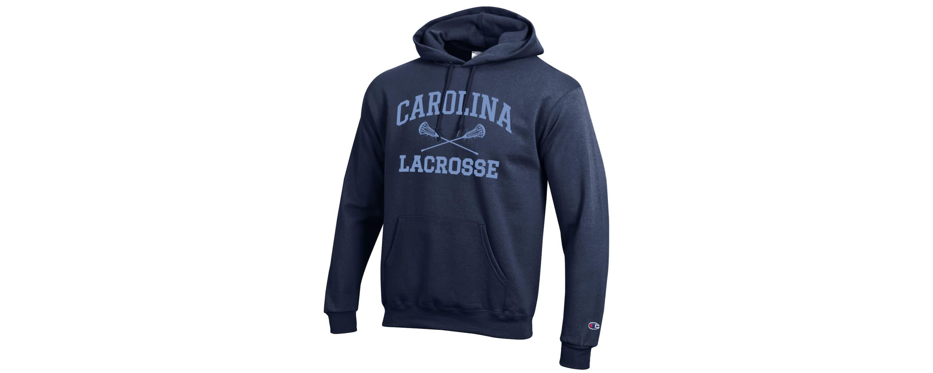 NCAA North Carolina Tar Heels Lacrosse Icon Powerblend Pullover Hoodie
