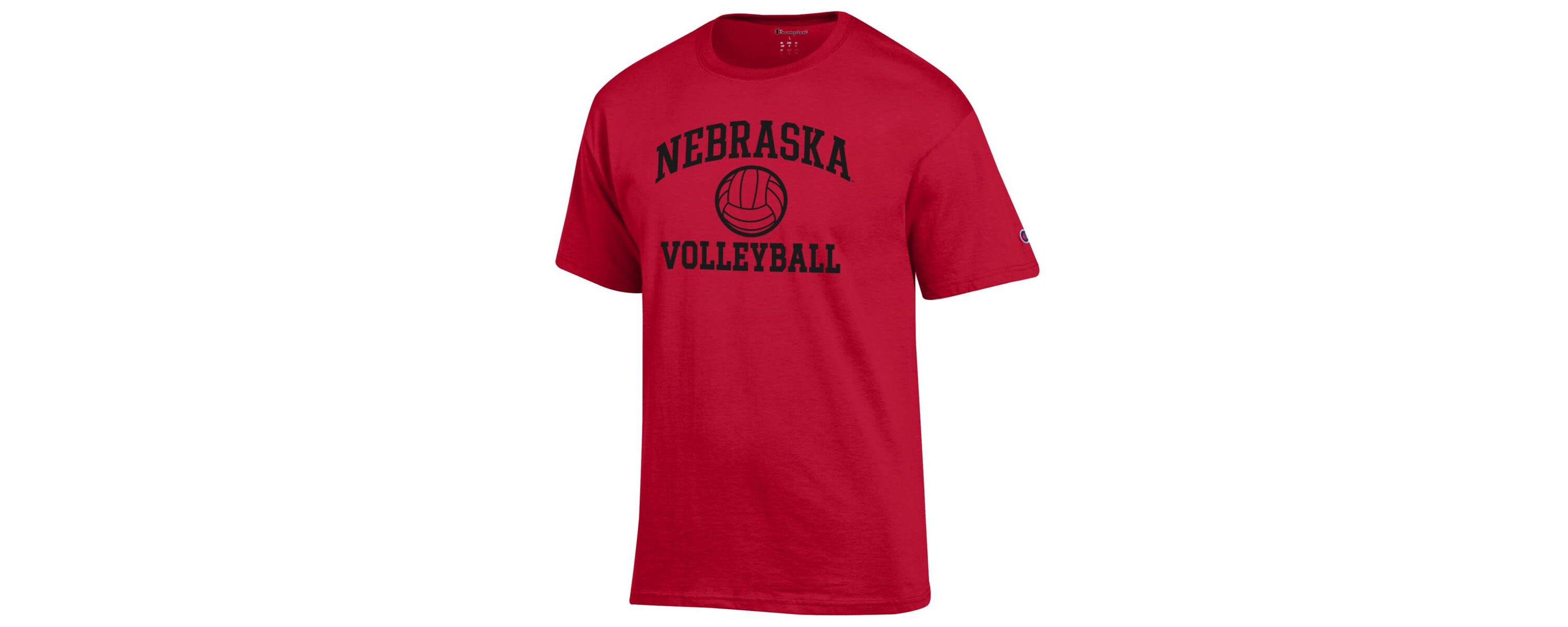 NCAA Nebraska Huskers Volleyball Icon Powerblend T-Shirt