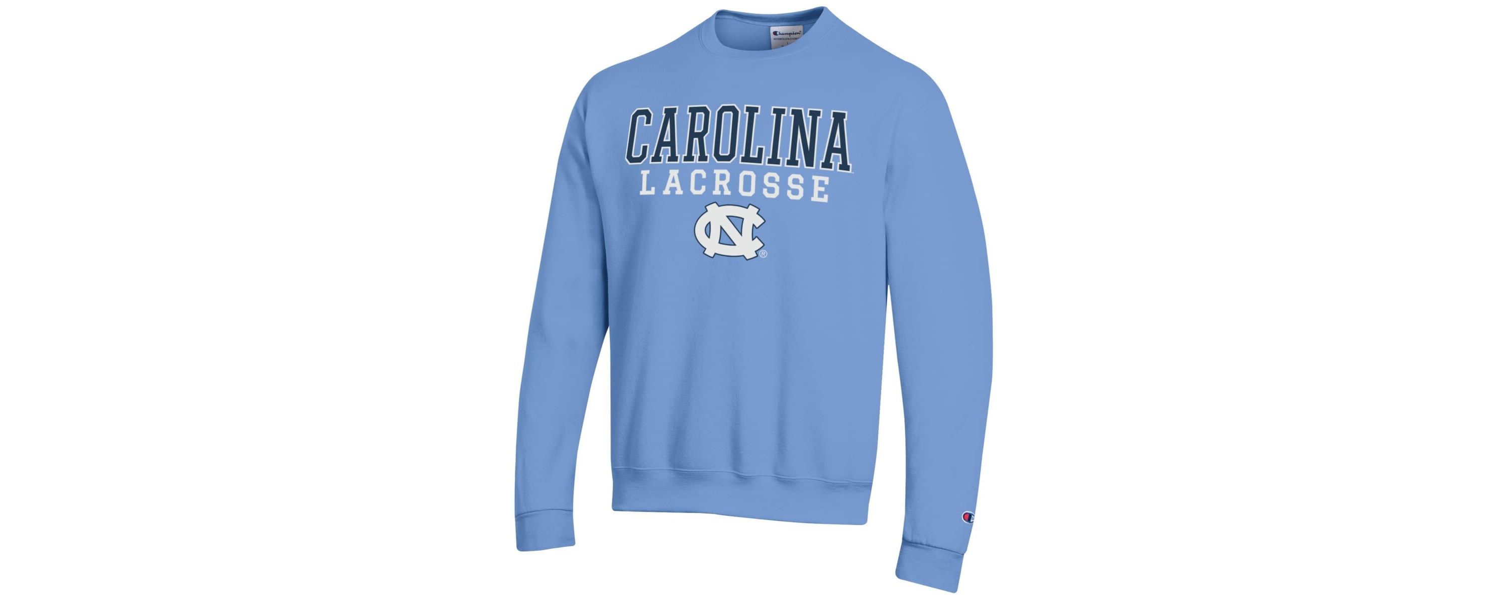 NCAA Carolina North Carolina Tar Heels Stack Logo Lacrosse Powerblend Pullover Sweatshirt