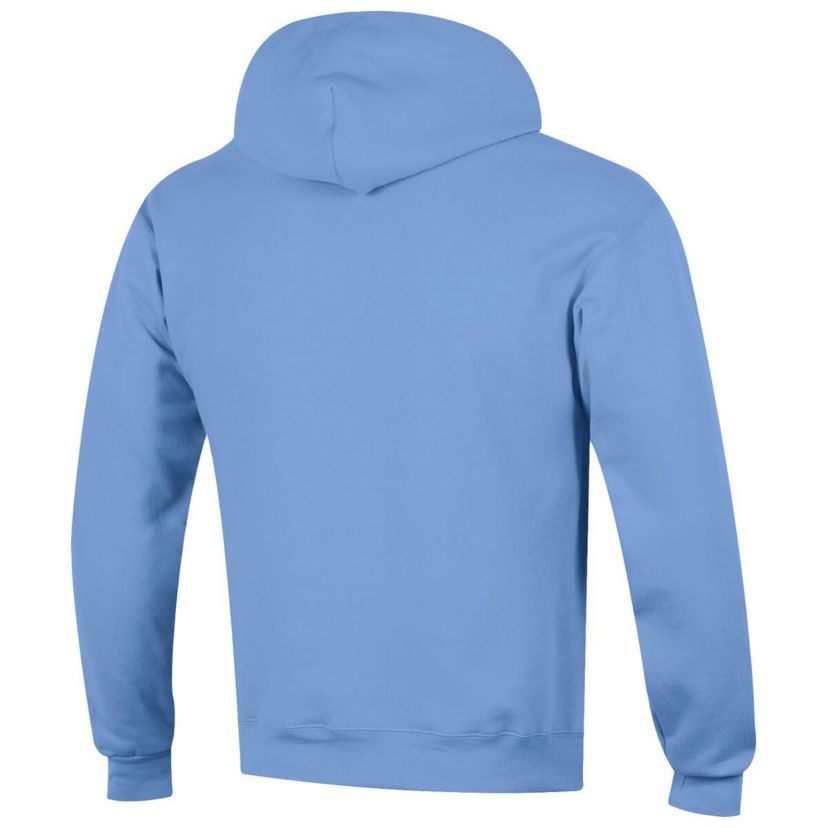 NCAA Carolina North Carolina Tar Heels Stack Logo Lacrosse Powerblend Pullover Hoodie