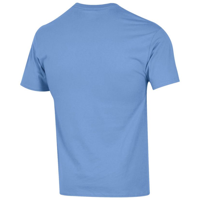 NCAA Carolina North Carolina Tar Heels Stack Logo Lacrosse Powerblend T-Shirt