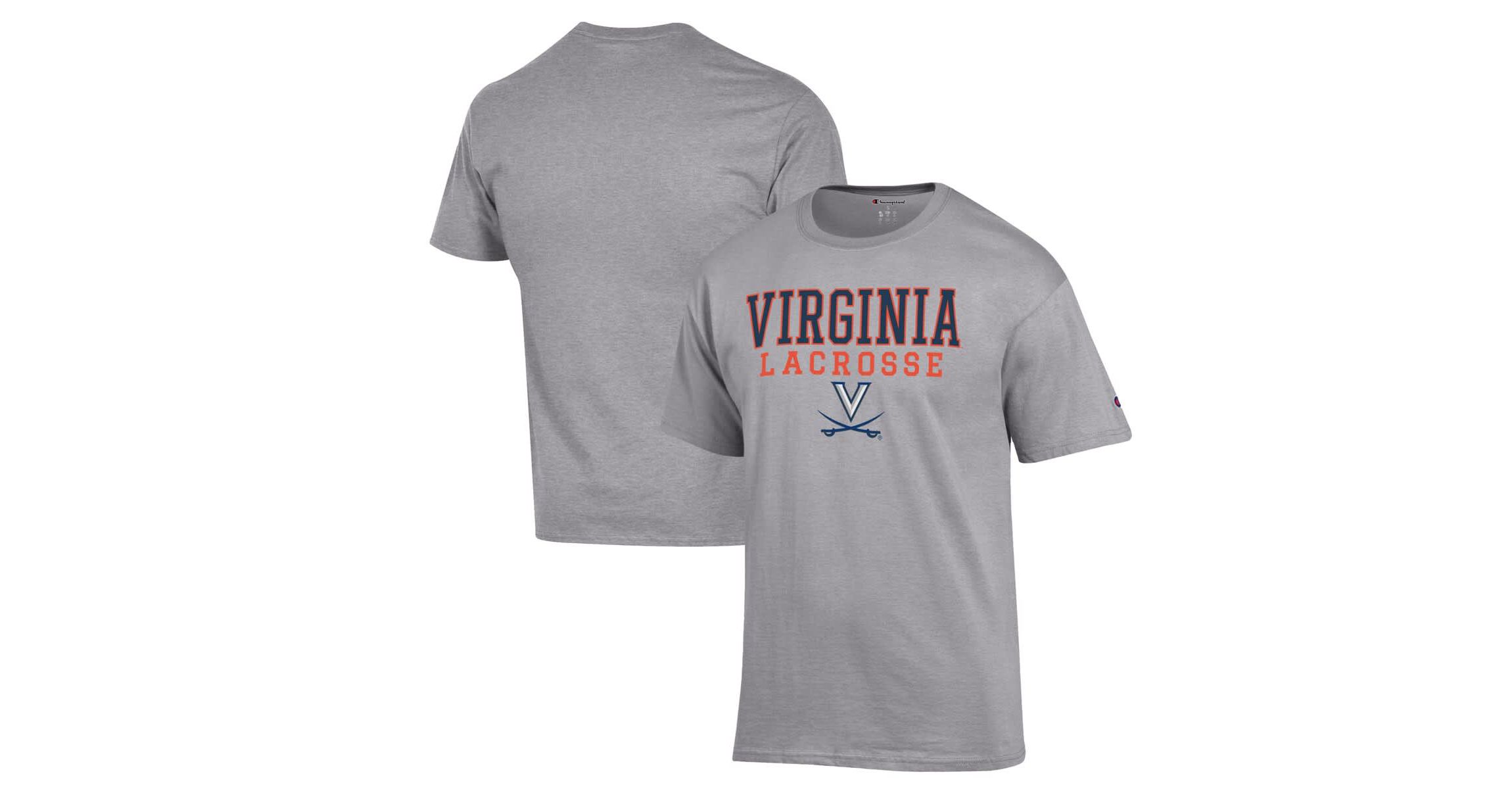 NCAA Virginia Cavaliers Stack Logo Lacrosse Powerblend T-Shirt