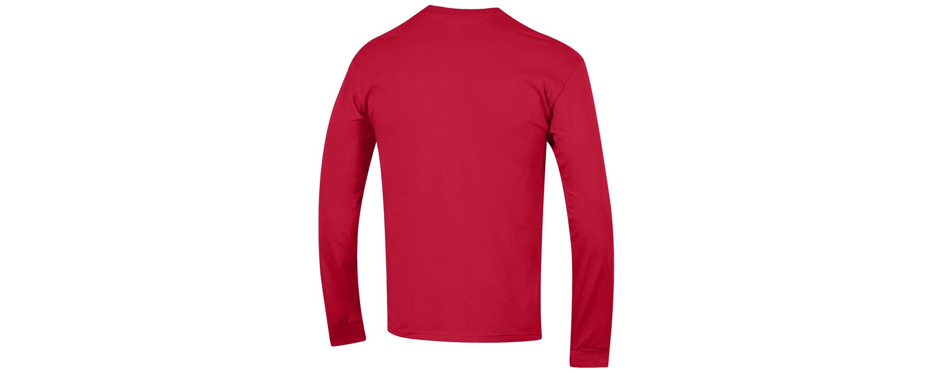 NCAA Nebraska Huskers Stack Logo Volleyball Powerblend Long Sleeve T-Shirt