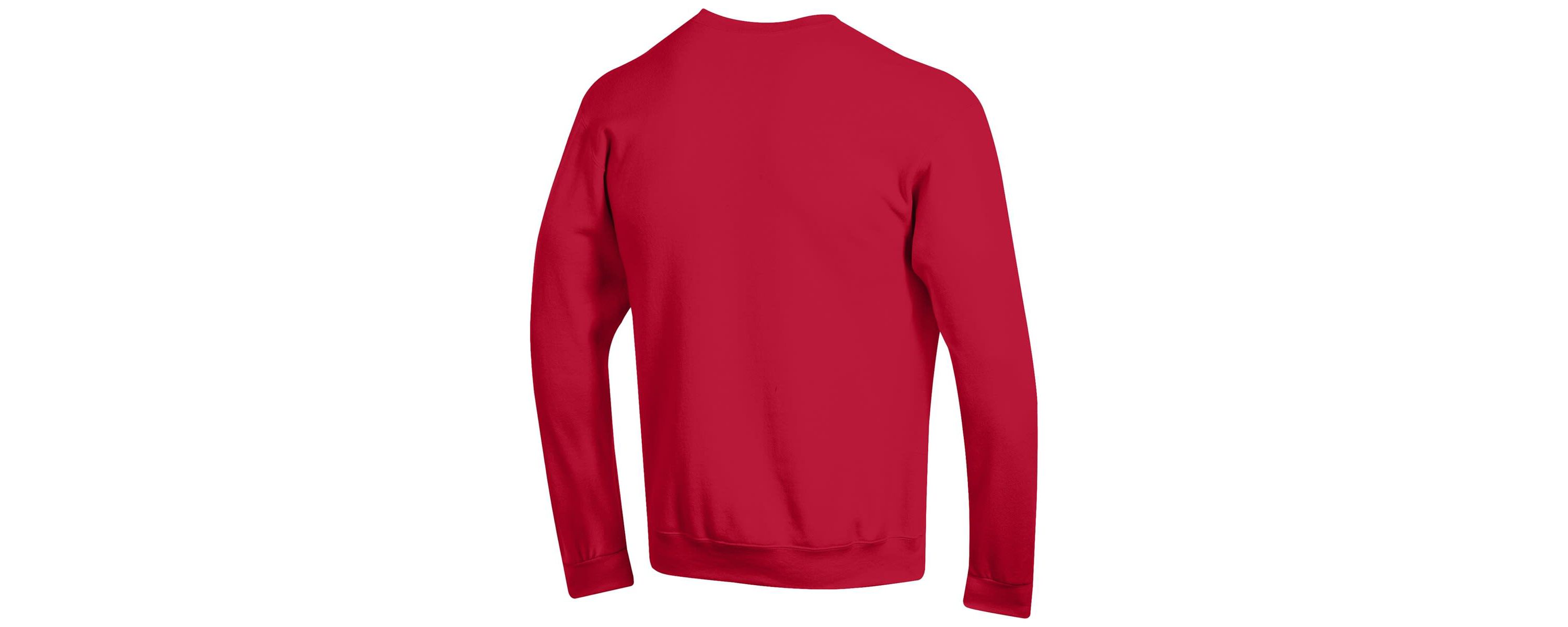 NCAA Nebraska Huskers Stack Logo Volleyball Powerblend Pullover Sweatshirt
