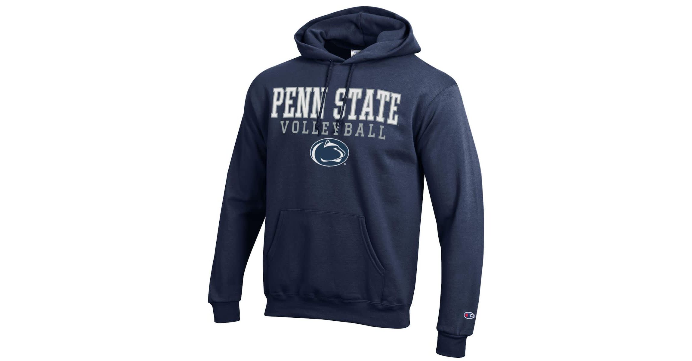 NCAA Penn State Nittany Lions Stack Logo Volleyball Powerblend Pullover Hoodie