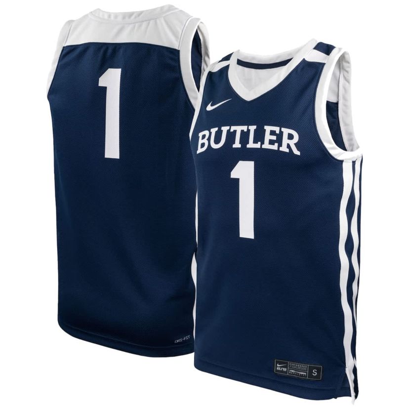 Butler University Bulldogs NCAA Nike #1 Butler Bulldogs Replica Basketball Jersey