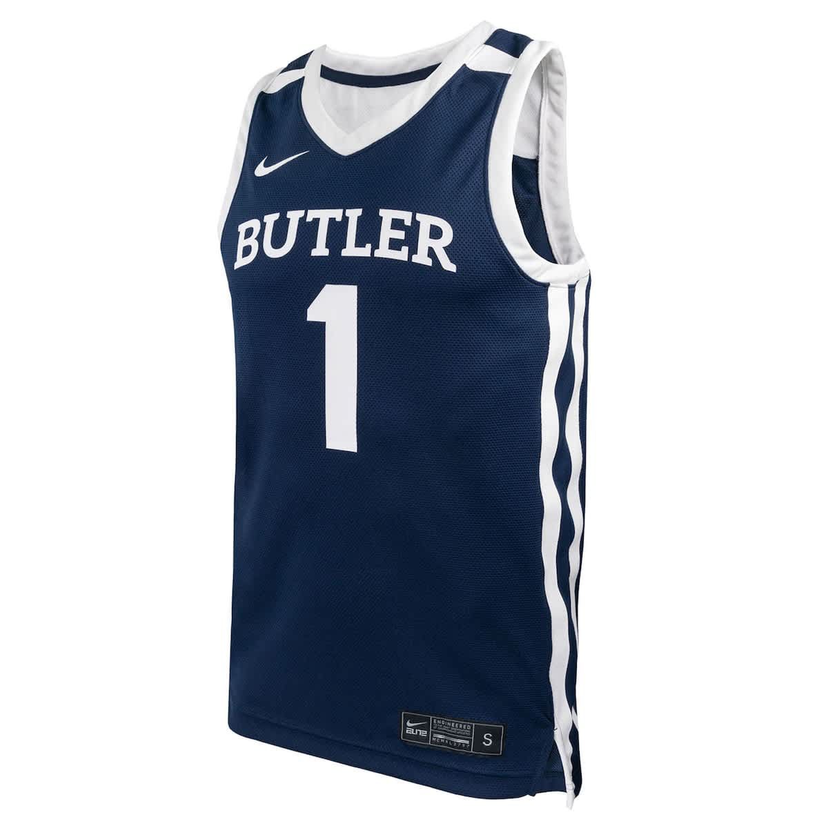 Butler University Bulldogs NCAA Nike #1 Butler Bulldogs Replica Basketball Jersey