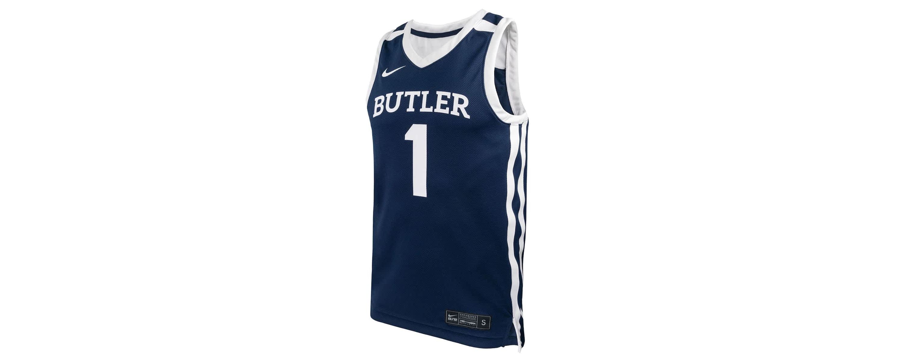 Butler University Bulldogs NCAA Nike #1 Butler Bulldogs Replica Basketball Jersey