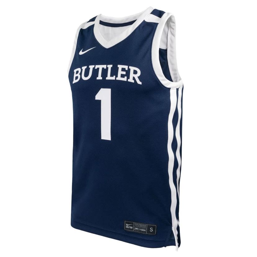 Butler University Bulldogs NCAA Nike #1 Butler Bulldogs Replica Basketball Jersey