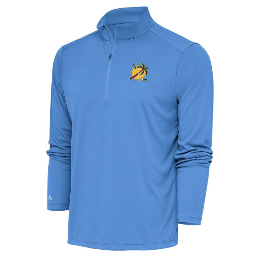 NHL Light Florida Panthers Special Edition 2.0 Tribute Quarter-Zip Pullover Top