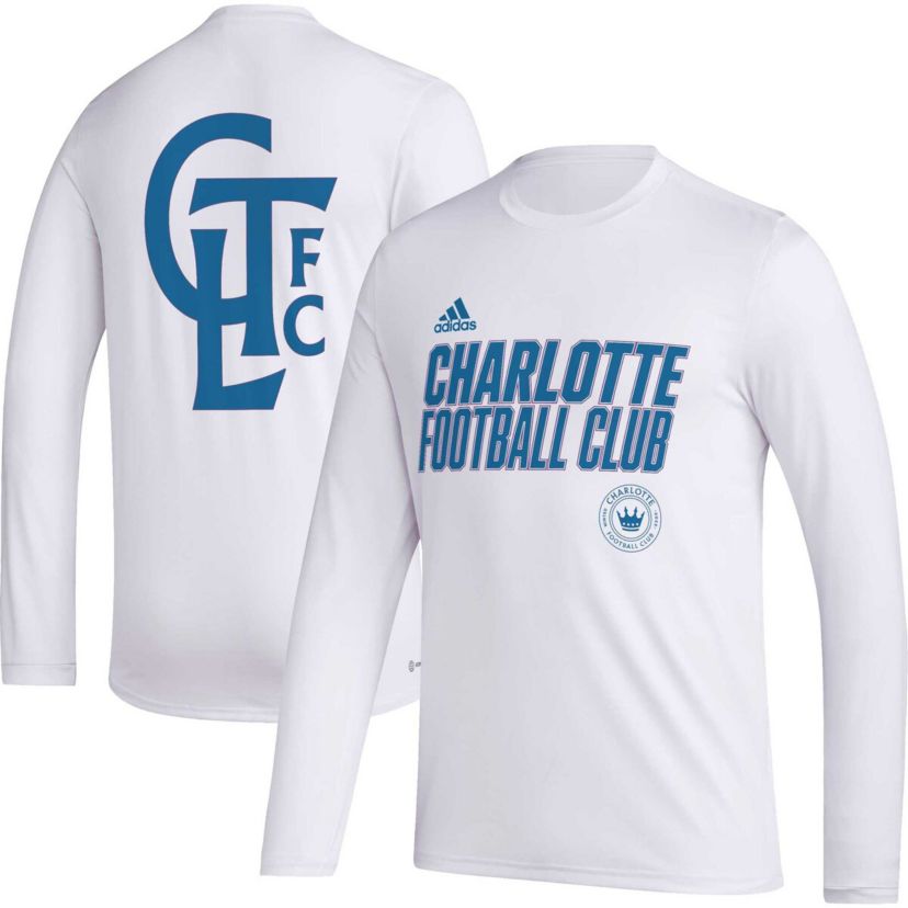 MLS Charlotte FC Jersey Hook AEROREADY Long Sleeve T-Shirt