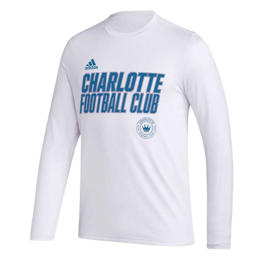 MLS Charlotte FC Jersey Hook AEROREADY Long Sleeve T-Shirt