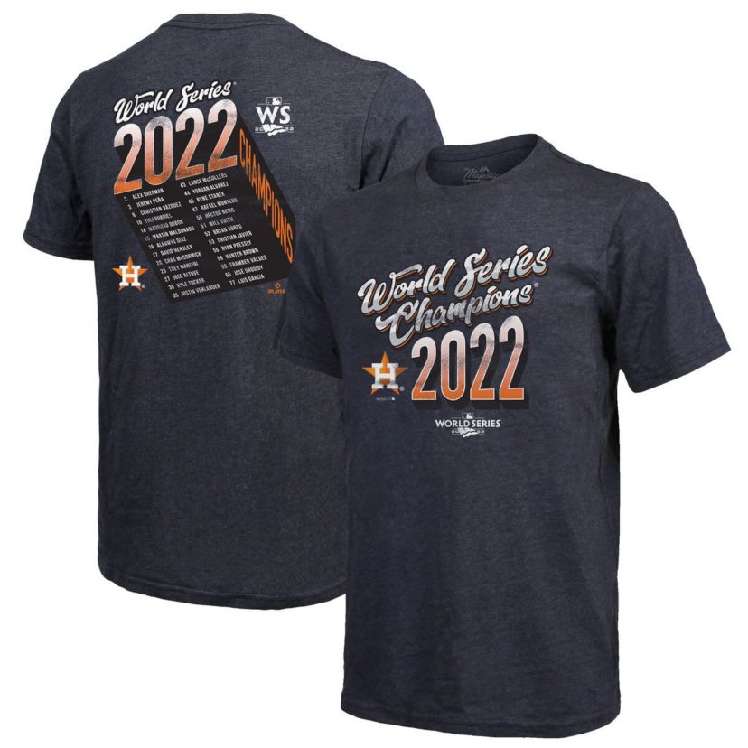 MLB Houston Astros 2022 World Series s Life Of The Party Tri-Blend T-Shirt