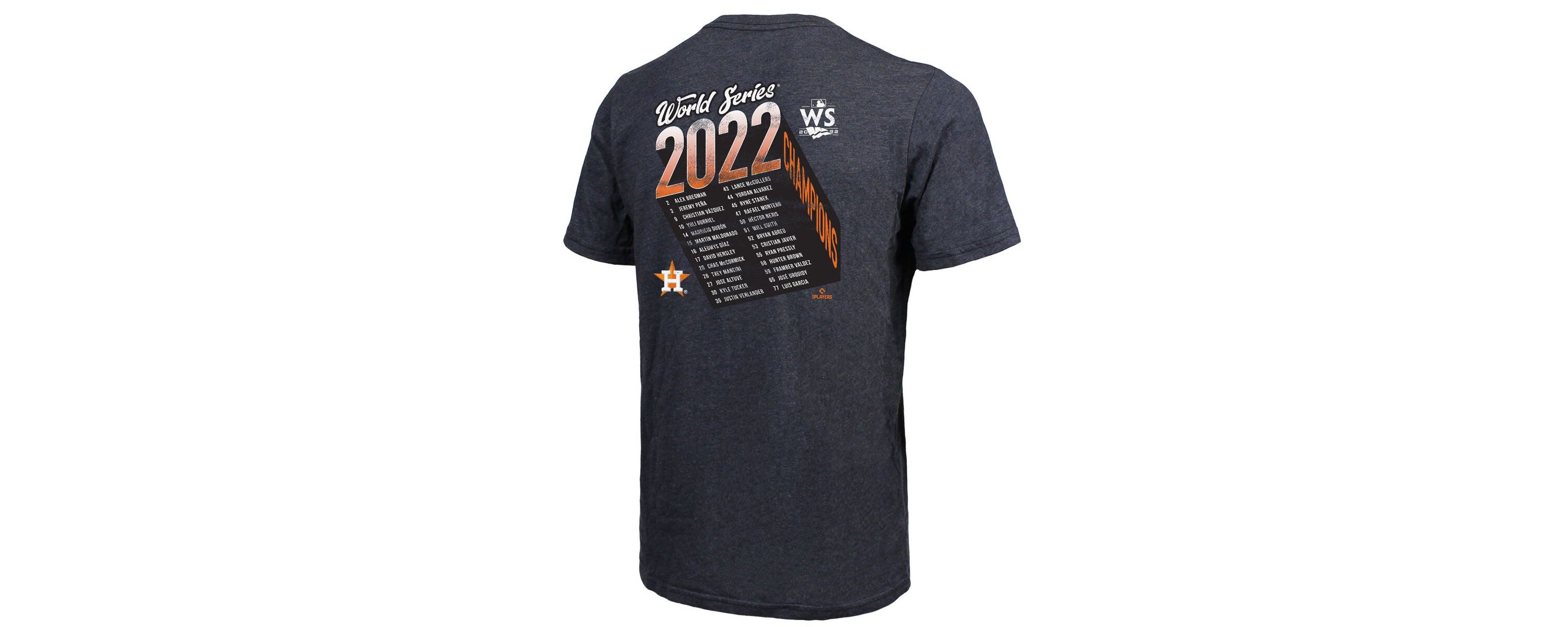 MLB Houston Astros 2022 World Series s Life Of The Party Tri-Blend T-Shirt