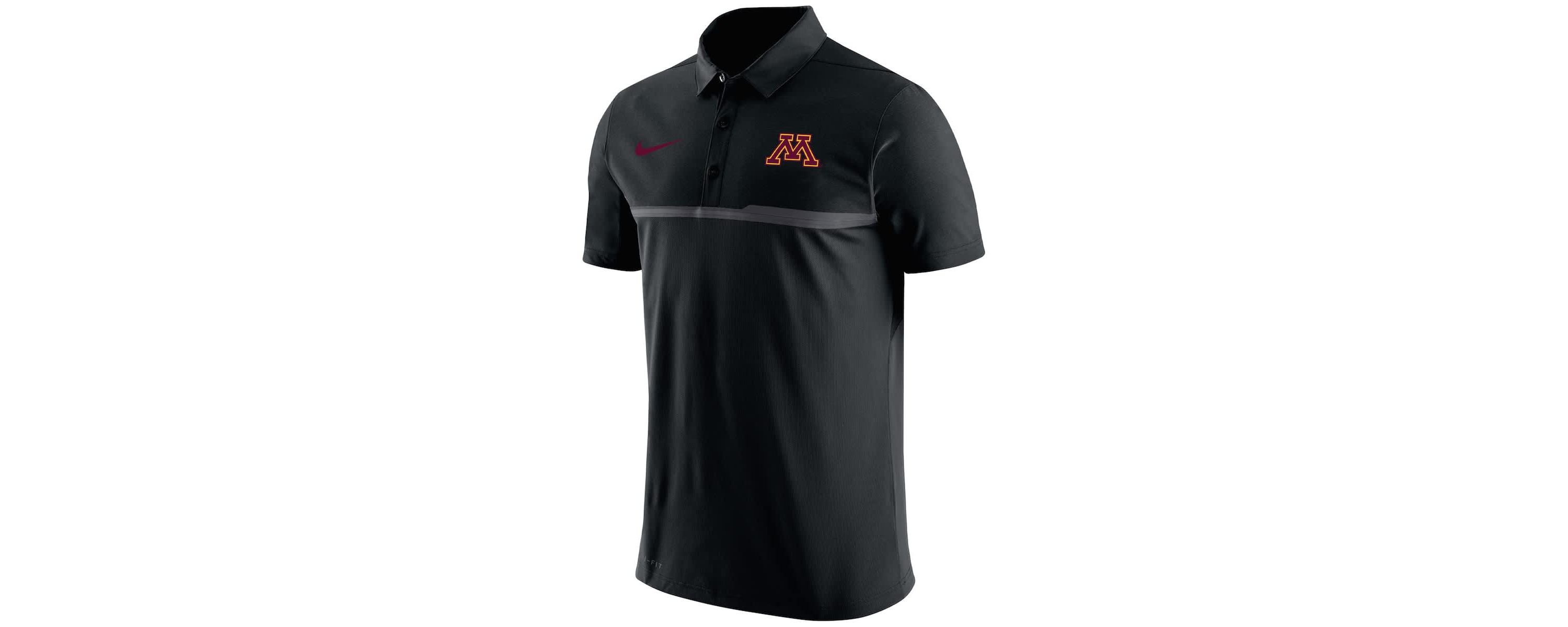NCAA Nike Minnesota Golden Gophers Coaches Performance Polo
