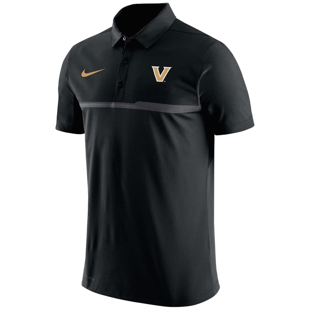 NCAA Nike Vanderbilt Commodores Coaches Performance Polo