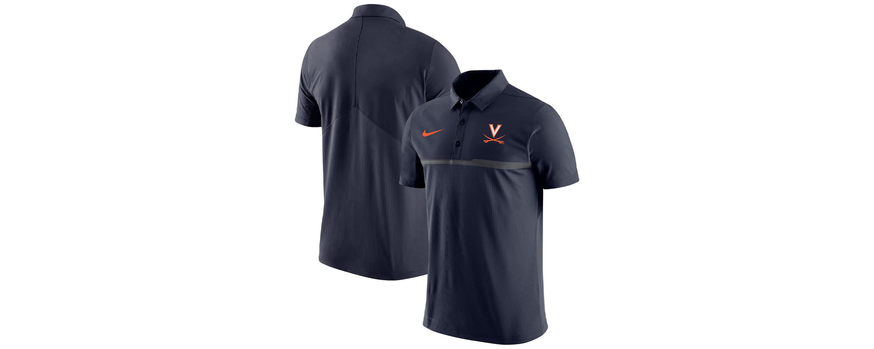 NCAA Nike Virginia Cavaliers Coaches Performance Polo