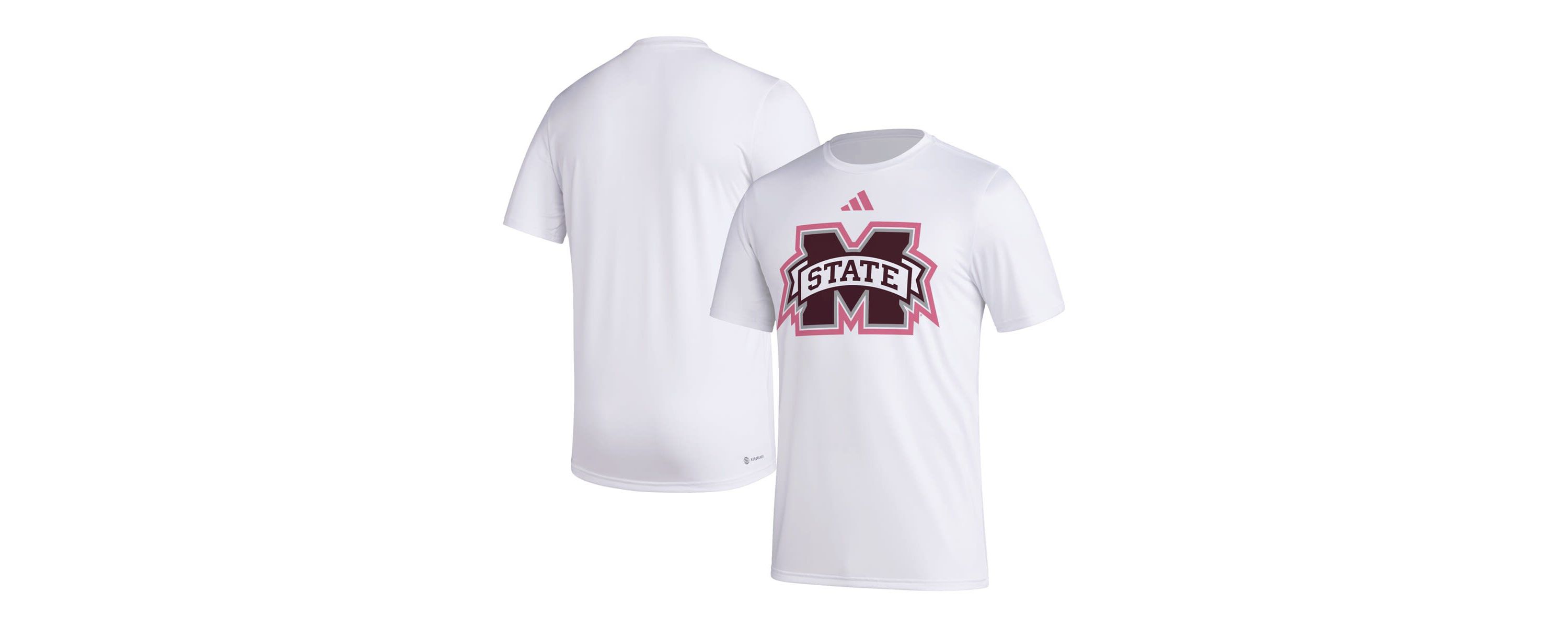 adidas NCAA Mississippi State Bulldogs Pregame AEROREADY T-Shirt | Belk