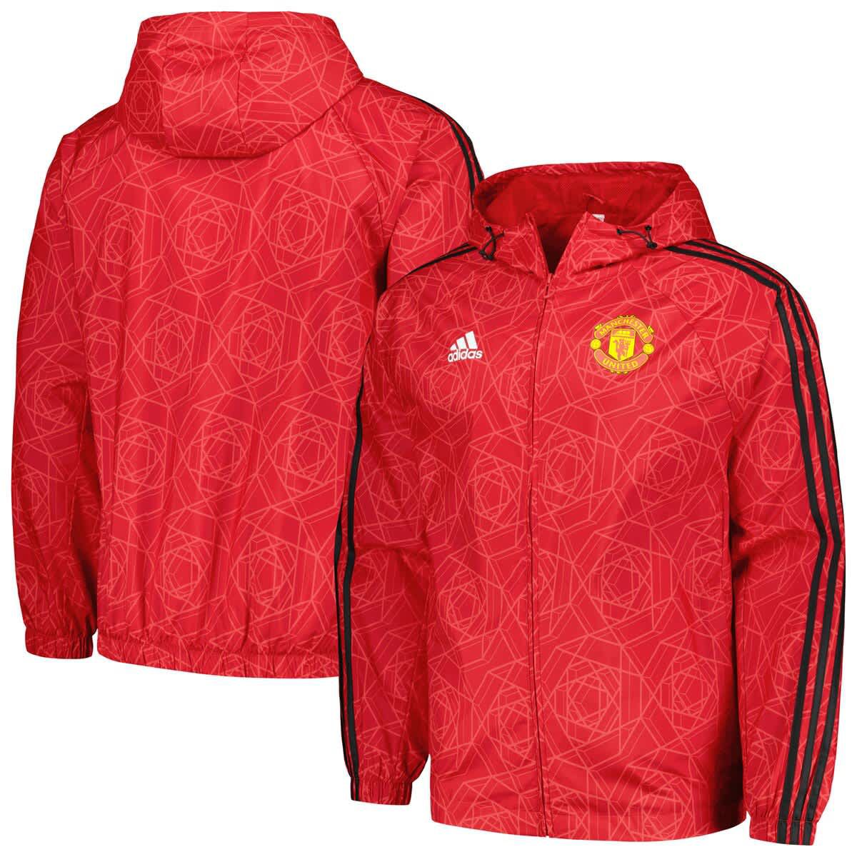 International Clubs Manchester United 2023/24 DNA Raglan Full-Zip Windbreaker