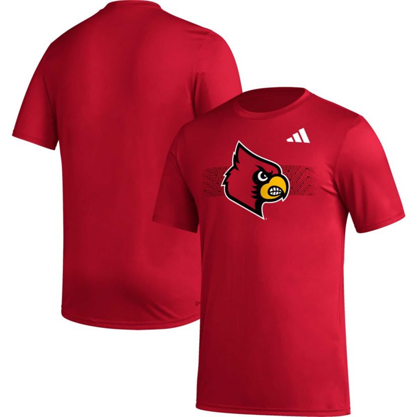 NCAA Louisville Cardinals Pregame AEROREADY T-Shirt