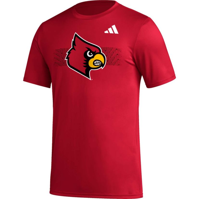 NCAA Louisville Cardinals Pregame AEROREADY T-Shirt