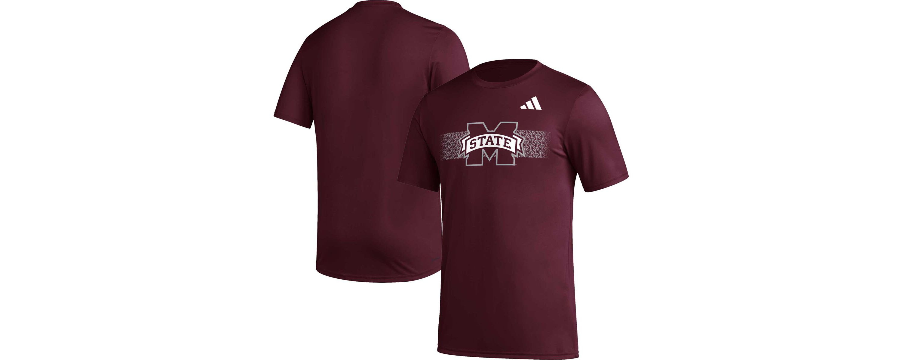 adidas NCAA Mississippi State Bulldogs Pregame AEROREADY T-Shirt | Belk