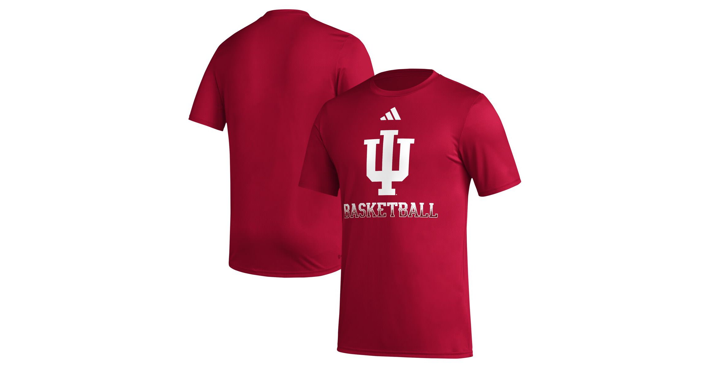 NCAA Indiana Hoosiers Fadeaway Basketball Pregame AEROREADY T-Shirt