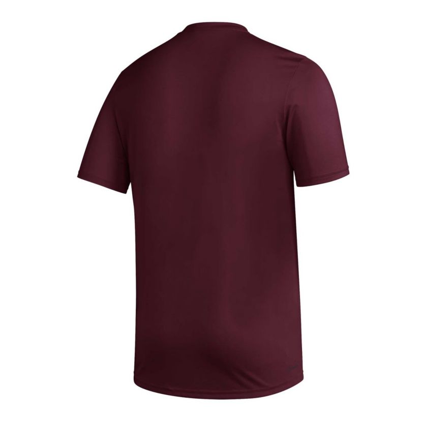 NCAA Mississippi State Bulldogs Football Practice AEROREADY Pregame T-Shirt