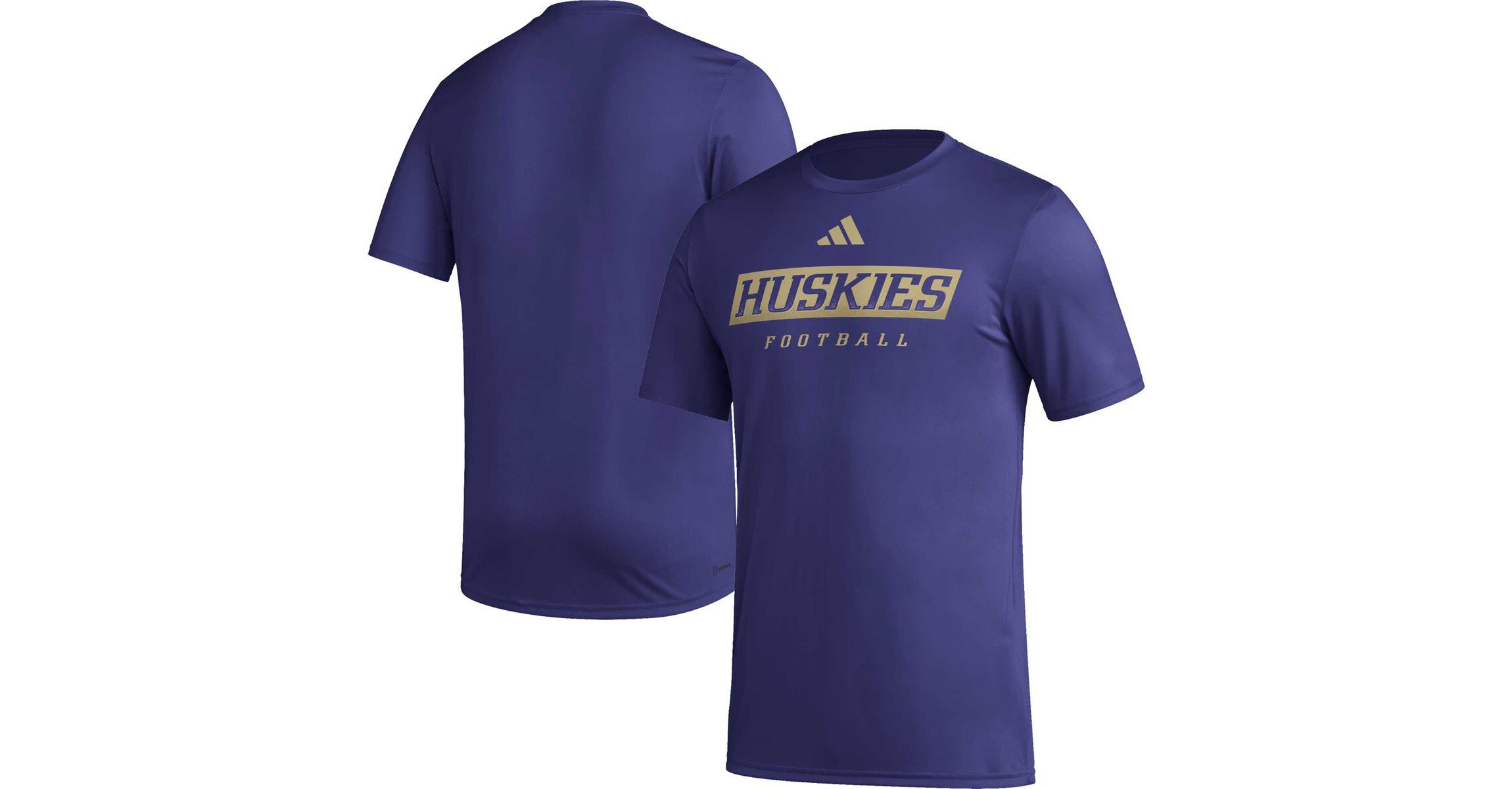 NCAA Washington Huskies Football Practice AEROREADY Pregame T-Shirt