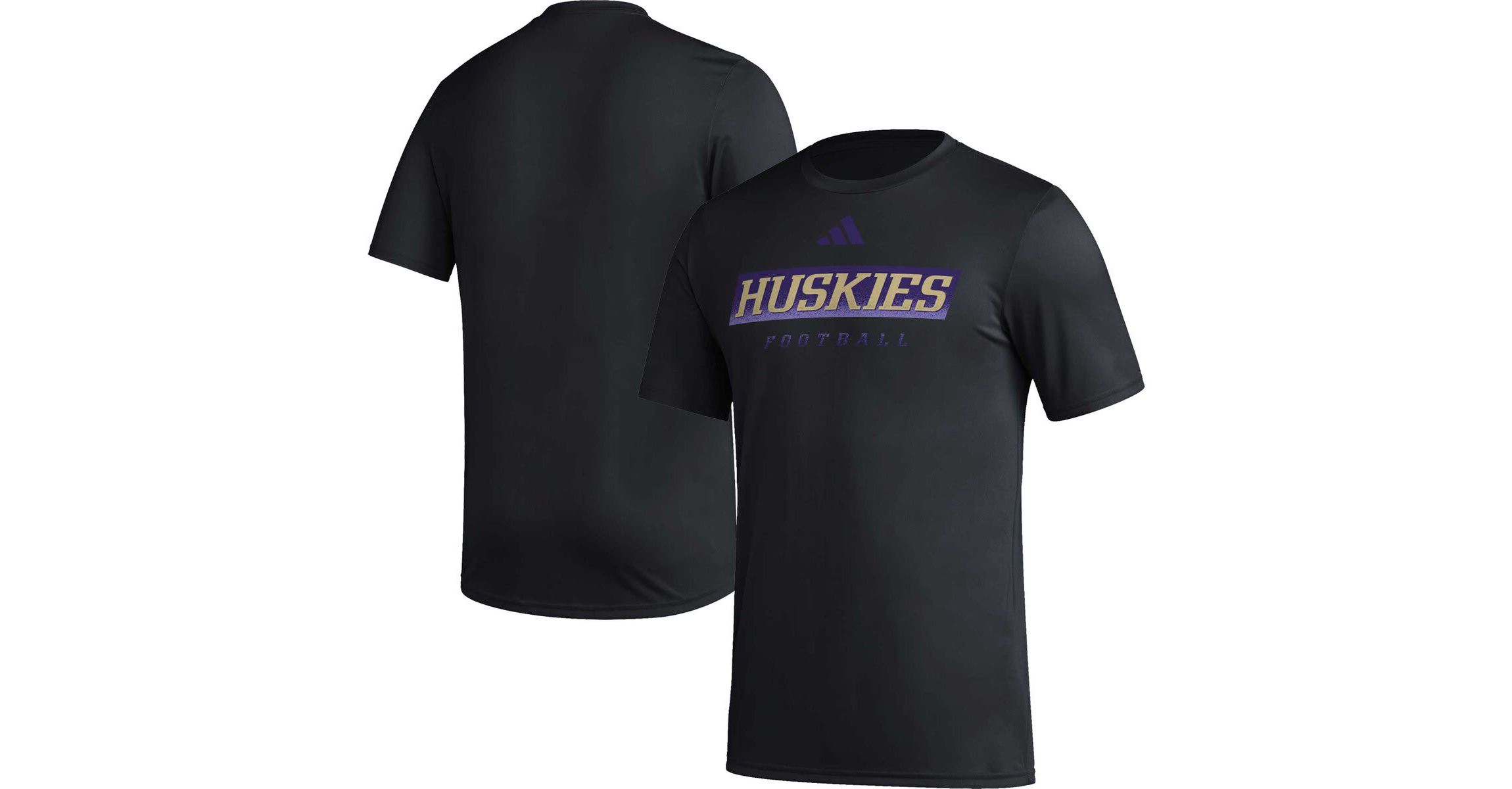 NCAA Washington Huskies Football Practice AEROREADY Pregame T-Shirt