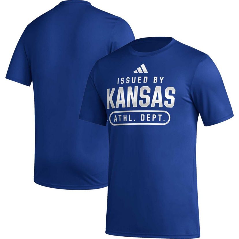 NCAA Kansas Jayhawks AEROREADY Pregame T-Shirt