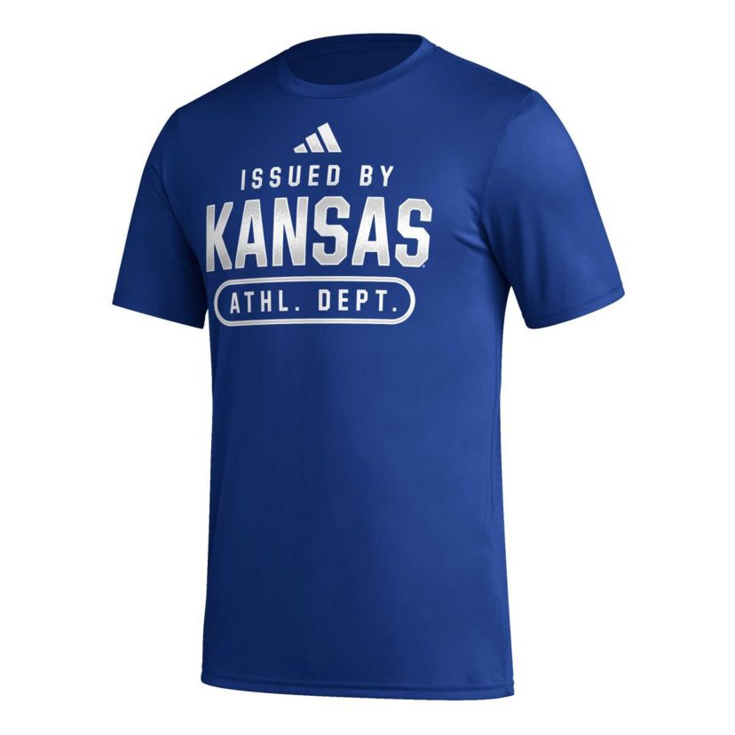 NCAA Kansas Jayhawks AEROREADY Pregame T-Shirt