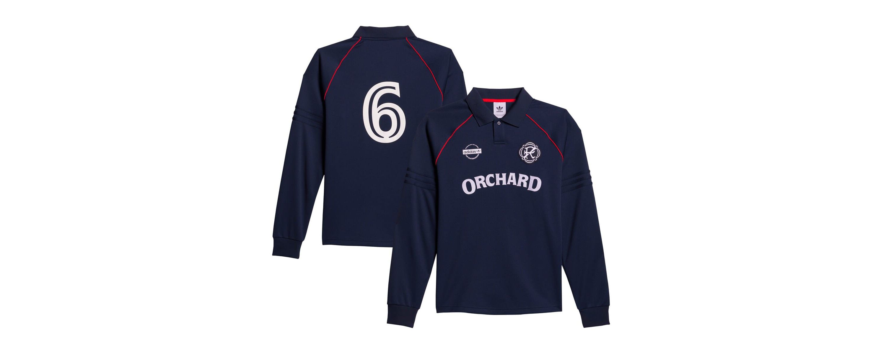 MLS Orchard x New England Revolution Skateboarding Long Sleeve Jersey