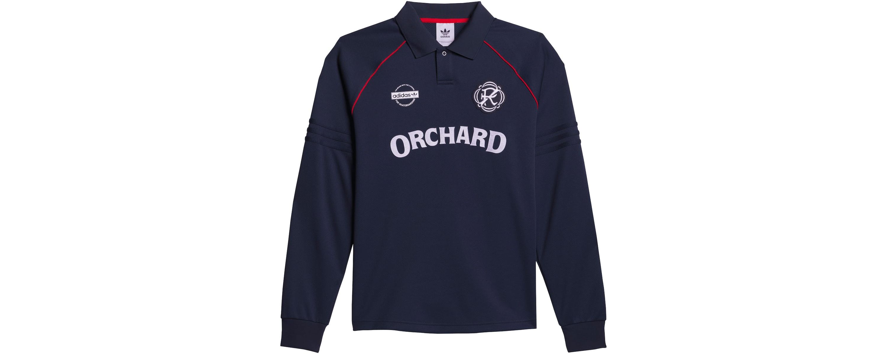 MLS Orchard x New England Revolution Skateboarding Long Sleeve Jersey