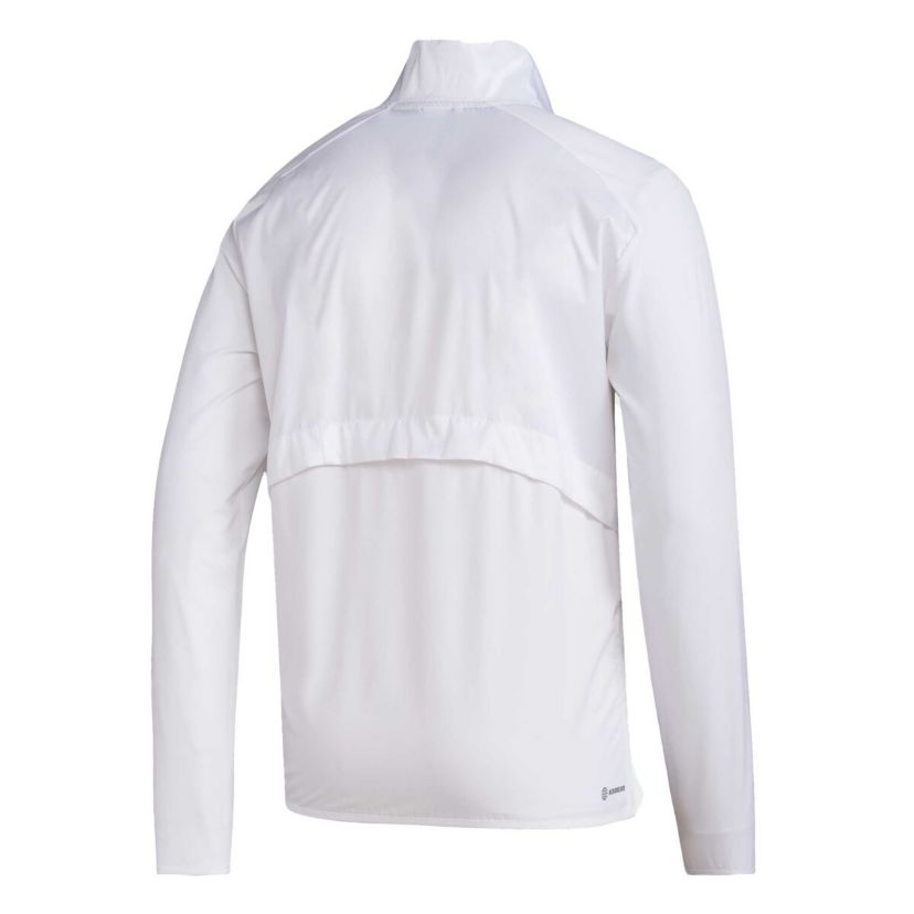 NCAA Nebraska Huskers Sideline AEROREADY Raglan Sleeve Quarter-Zip Jacket