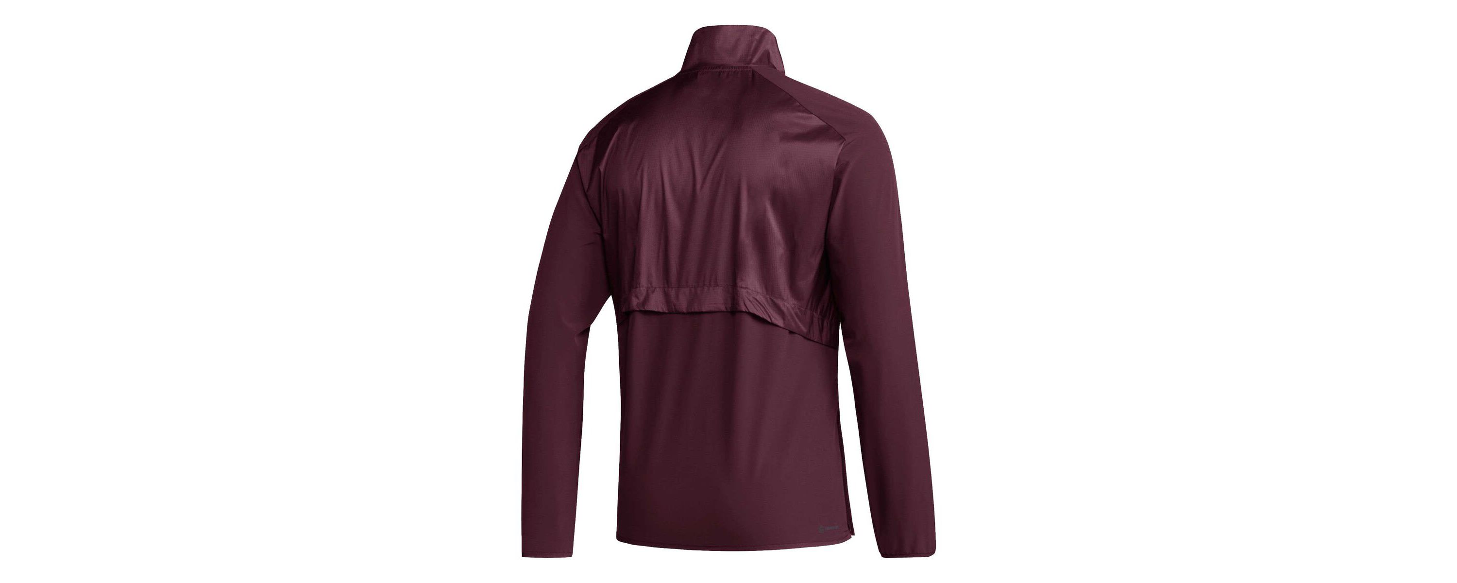 NCAA Mississippi State Bulldogs Sideline AEROREADY Raglan Sleeve Quarter-Zip Jacket