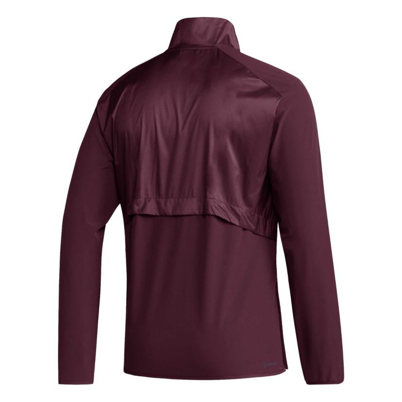 NCAA Texas A&M Aggies Sideline AEROREADY Raglan Sleeve Quarter-Zip Jacket