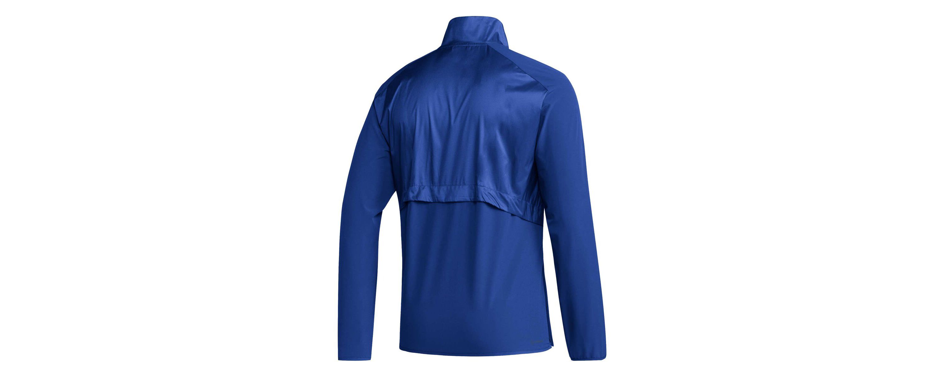 NCAA Kansas Jayhawks Sideline AEROREADY Raglan Sleeve Quarter-Zip Jacket