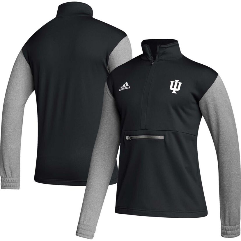 NCAA Indiana Hoosiers Sideline AEROREADY Half-Zip Top