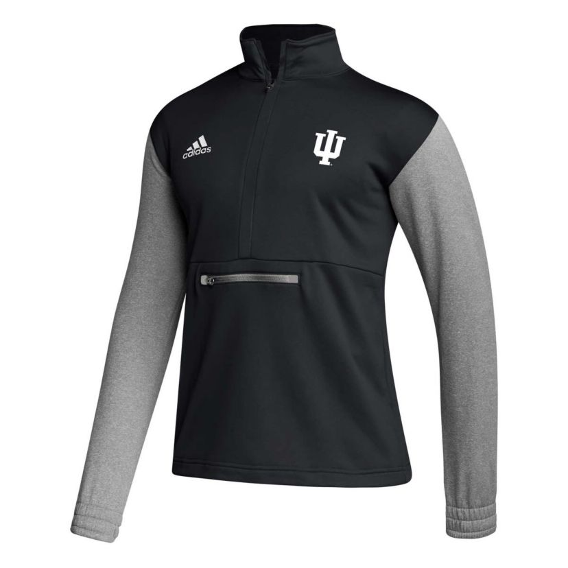 NCAA Indiana Hoosiers Sideline AEROREADY Half-Zip Top