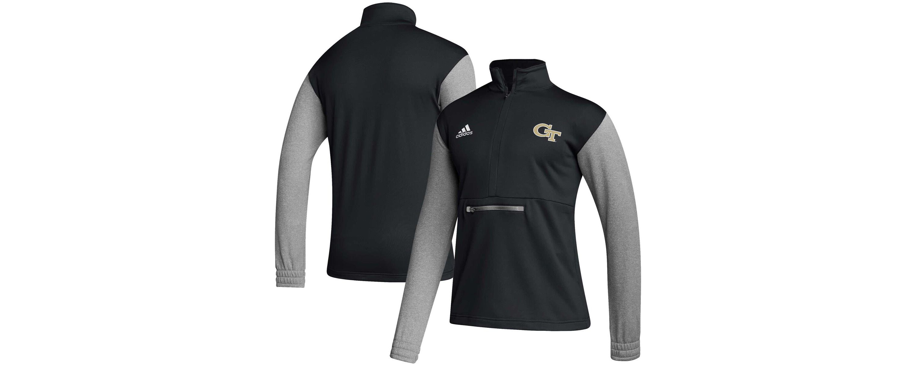 Georgia Tech Yellow Jackets NCAA Georgia Tech Jackets Sideline AEROREADY Half-Zip Top