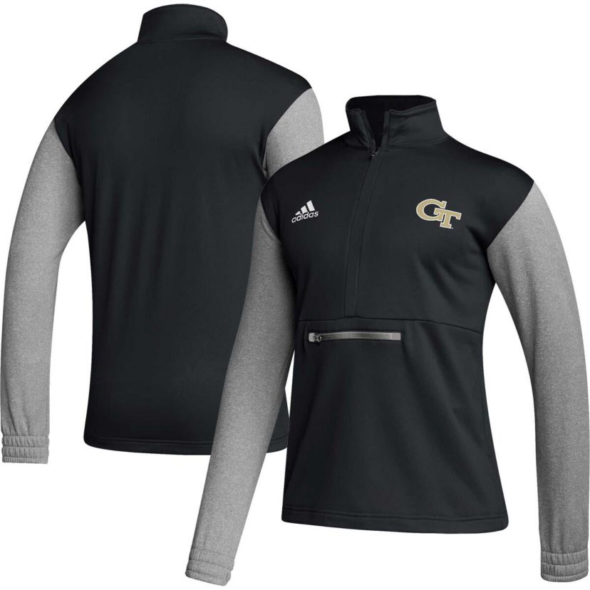 Georgia Tech Yellow Jackets NCAA Georgia Tech Jackets Sideline AEROREADY Half-Zip Top