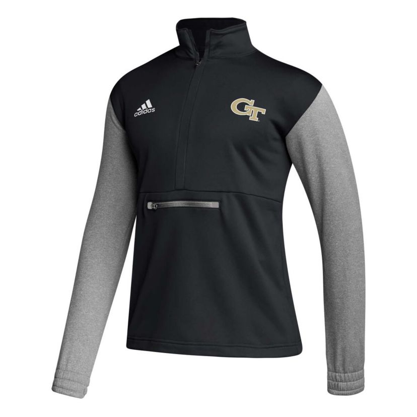 Georgia Tech Yellow Jackets NCAA Georgia Tech Jackets Sideline AEROREADY Half-Zip Top