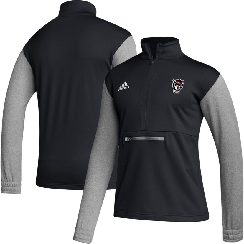 NCAA NC State Wolfpack Sideline AEROREADY Half-Zip Top
