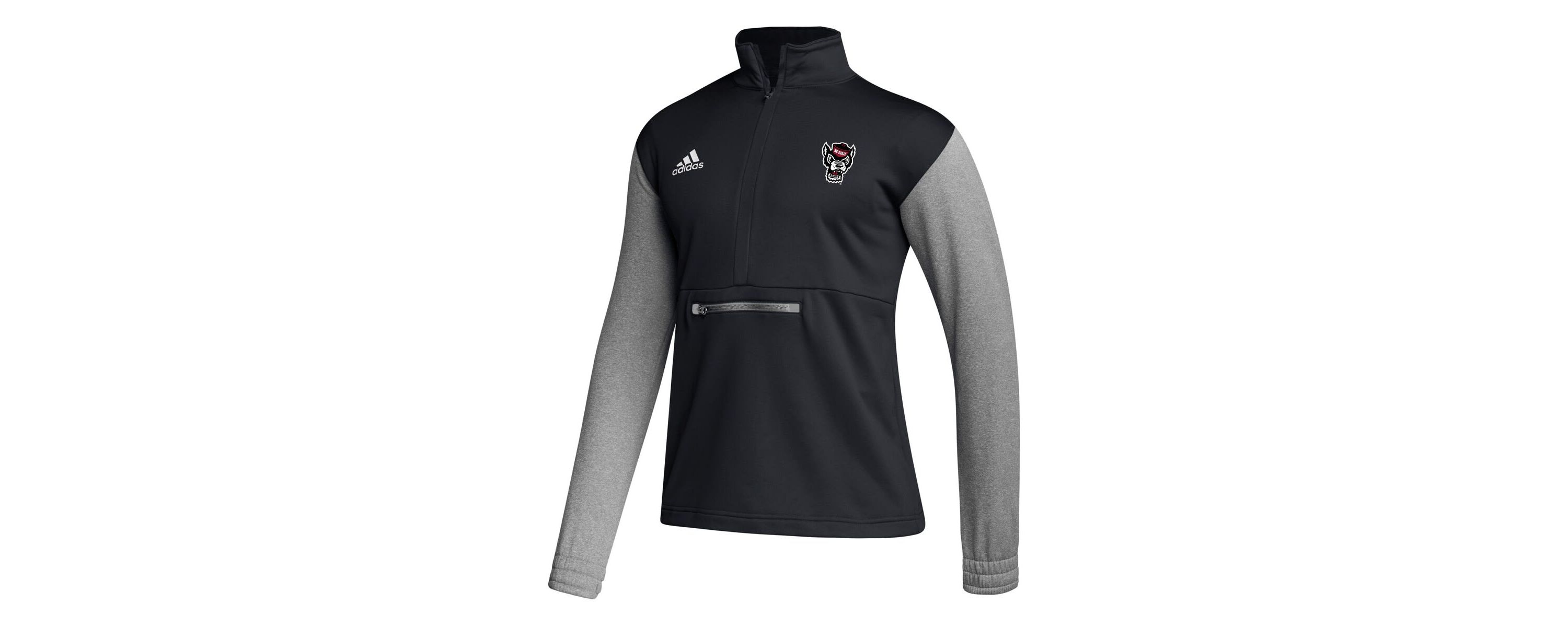 NCAA NC State Wolfpack Sideline AEROREADY Half-Zip Top
