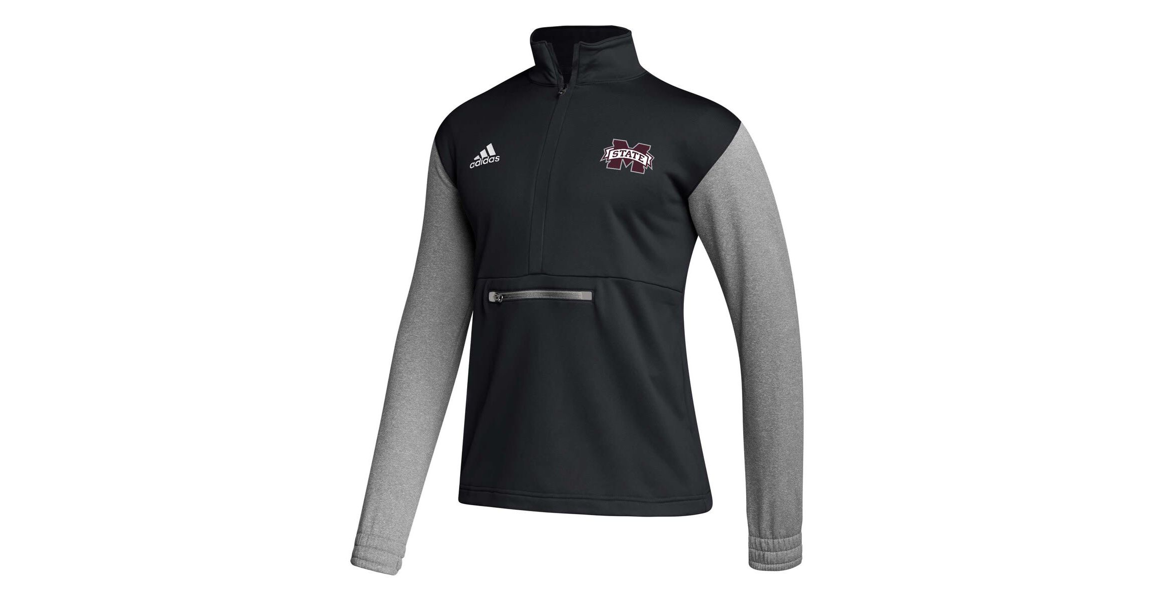 NCAA Mississippi State Bulldogs Sideline AEROREADY Half-Zip Top