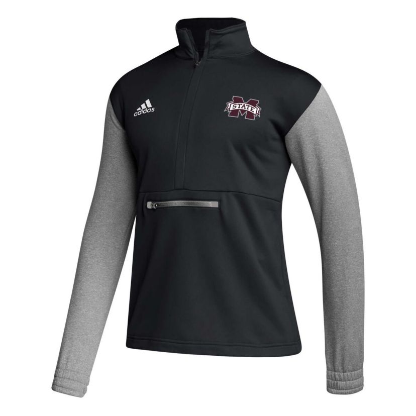 NCAA Mississippi State Bulldogs Sideline AEROREADY Half-Zip Top